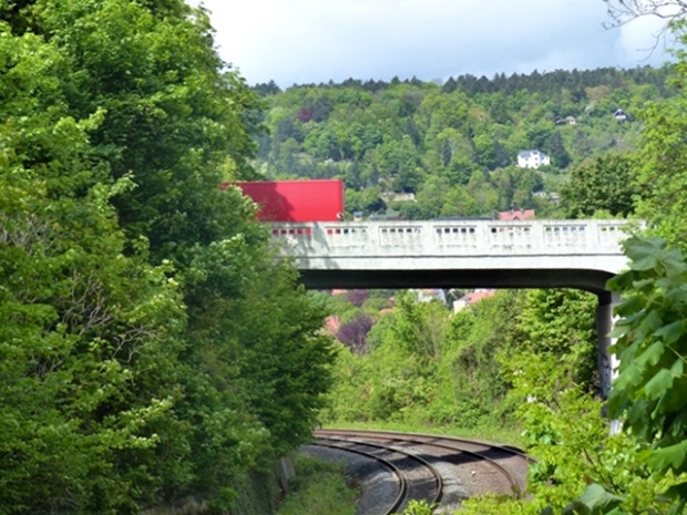 Forstwegbrücke / EU Strecke nördlich Bahnhof Jena West