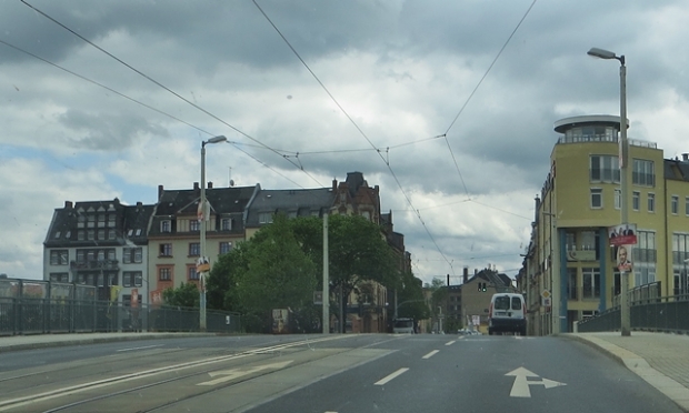 B 92 Pausaer Straßenbrücke / EU nordnordwestlich Bf Plauen