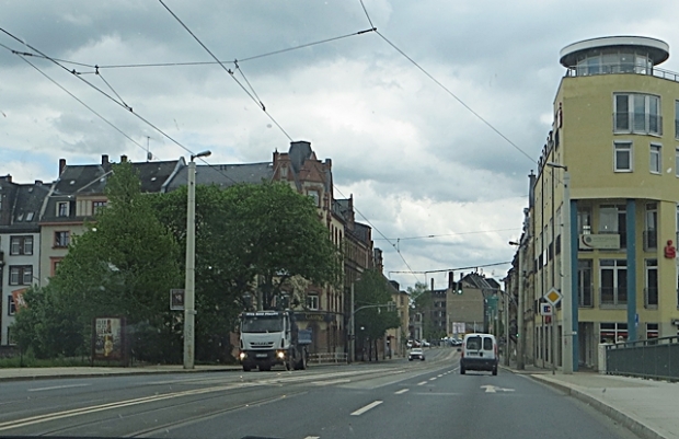 B 92 Pausaer Straßenbrücke / EU nordnordwestlich Bf Plauen