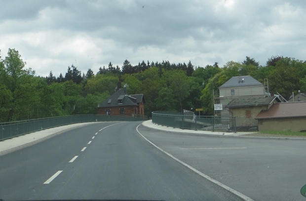 B 82 , K7866 Schleizer Straßenbrücke / EU Strecke Plauen - Hof