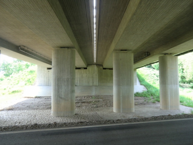 B 184 Bundesstraßenbrücke / Abfahrt zum Elbzollhaus