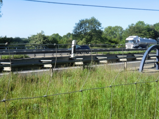 A 2 Autobahnbrücke Berlin - Hanover - NRW / Plane