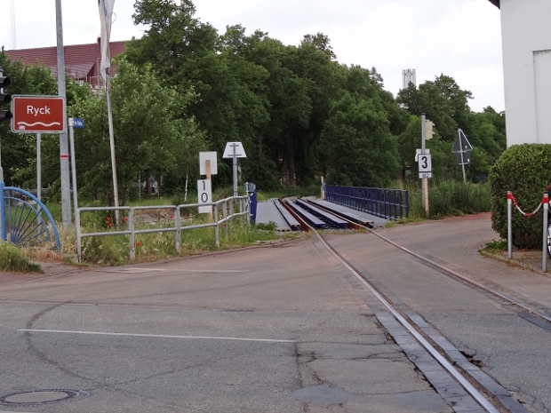 EÜ Strecke Hafenbahn / Ryck