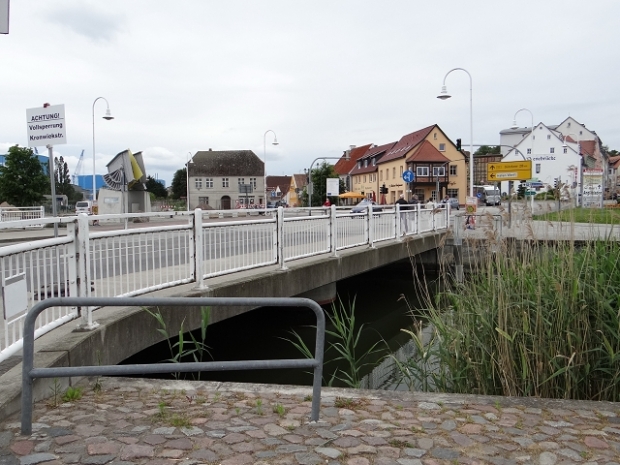 B 111 Peenemünder Straßenbrücke / Peene, westlich der Schloßinsel