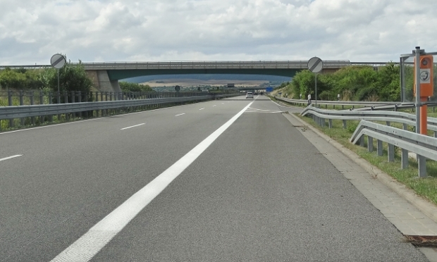 Ortsstraßenbrücke / A 71 Autobahn Sangerhausen - Würzburg