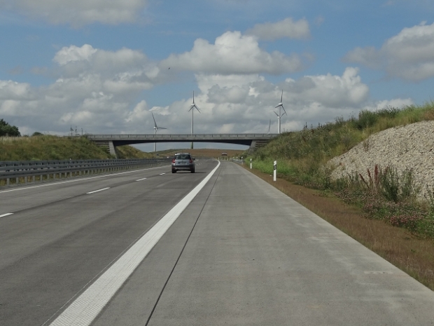 B 86 Bundesstraßenbrücke / A 71 Autobahn Sangerhausen - Würzbur