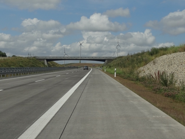B 86 Bundesstraßenbrücke / A 71 Autobahn Sangerhausen - Würzbur