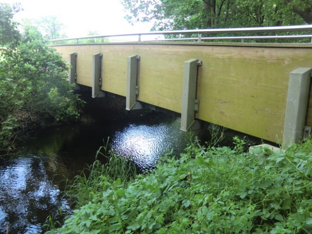 Radwegbrücke / Nieplitzzulaufgraben