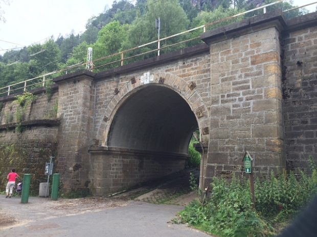 EÜ Strecke Bad Schandau - Decin / Die letzte deutsche Bahnbrücke
