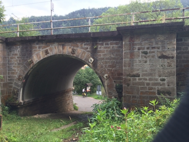 EÜ Strecke Bad Schandau - Decin / Die letzte deutsche Bahnbrücke