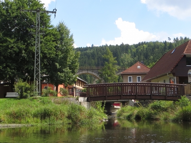 Viadukt Ziegenrück,im hinteren Bildbereich