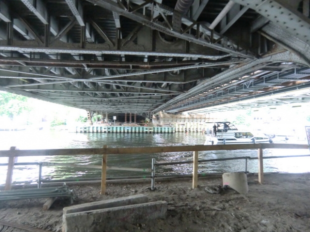 Freybrücke / Havel , links im Bild