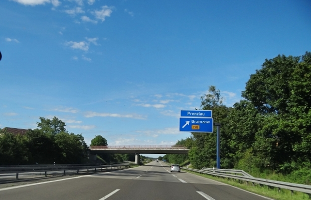 B 198 Prenzlauer Straßenbrücke / A 11 Autobahn Berlin - Stettin