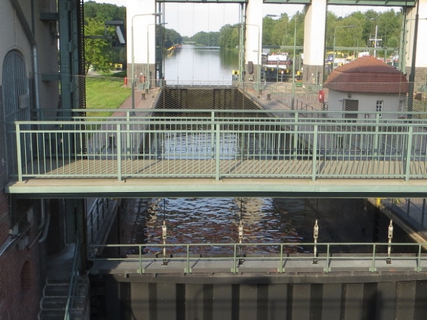 Fußgängerbrücke an der Schleuse Kleinmachnow