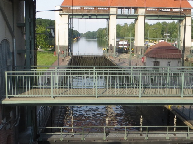 Fußgängerbrücke an der Schleuse Kleinmachnow