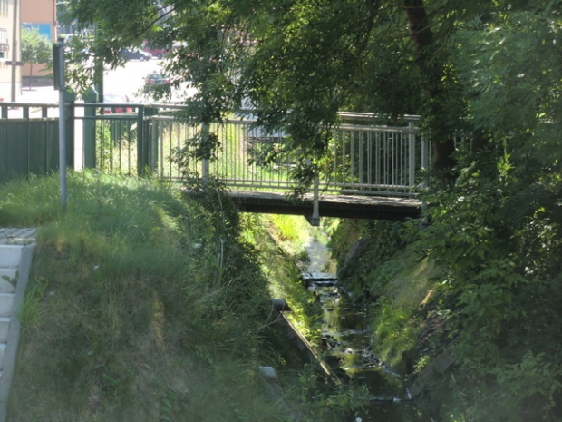 Grundstückszugangsbrücke/ Graben zur Ucker