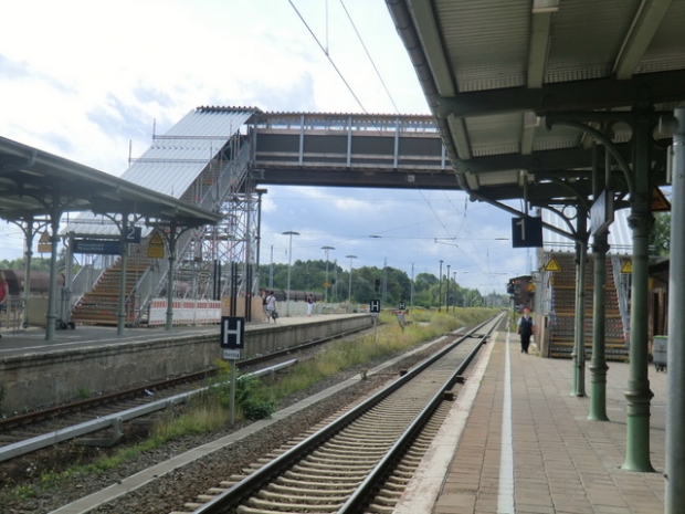 Fußwegbrücke / EU Strecke Berlin - Cottbus