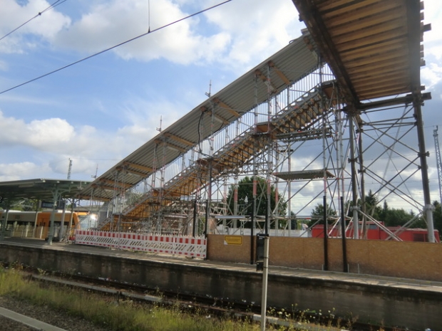 Fußwegbrücke / EU Strecke Berlin - Cottbus
