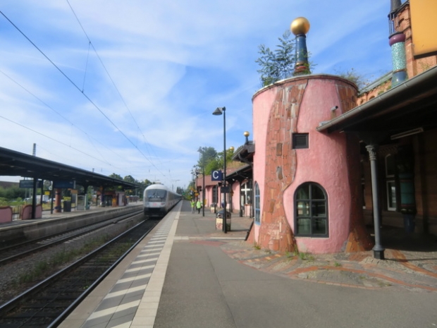 Bahnhofsbrücke Ülzen / Zugang zu den Bahnsteigen