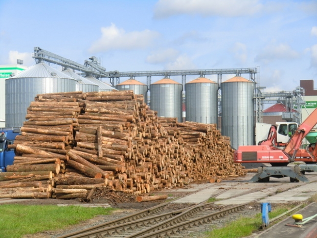 Arbeitswegbrücke / Siloanlage