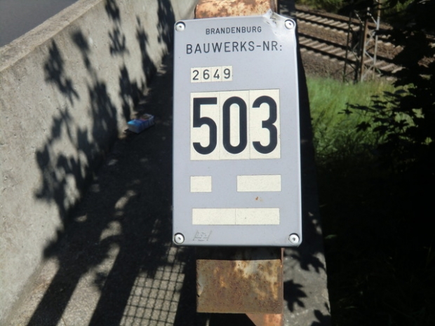 B 109 Stettiner Straßenbrücke / ehem. EU Strecke Pasewalk - Templin