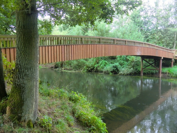 Fußwegbrücke Grünhagen - Hohenbostel / Ilmenau