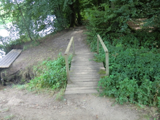 Fußwegbrücke Grünhagen - Hohenbostel / Zulaufgraben zur Ilmenau