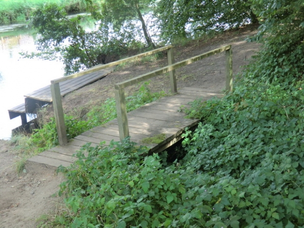 Fußwegbrücke Grünhagen - Hohenbostel / Zulaufgraben zur Ilmenau