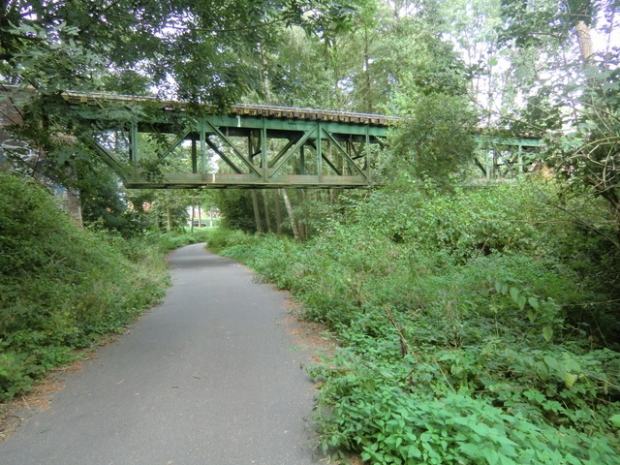 ehem. EÜ Strecke Lüneburg - Soltau / Ilmenau und Begleitwaldweg