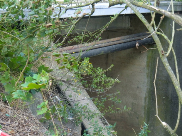 Straßenbrücke bei der Promenadenschleuse / Delvenau