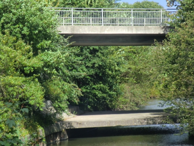B 5 Berliner Straßenbrücke mit 1 Überbau Arbeitsweg / Delvenau