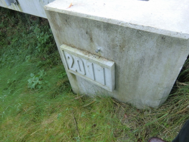 Radwegbrücke an der B 96 Hauptstraße / Graben zw. Krebssee u. Langersee