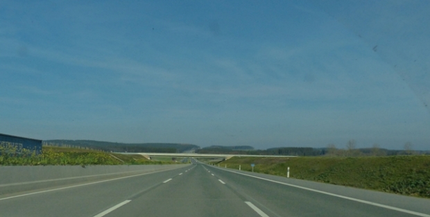 Ortsstraßenbrücke Moßbach / A 9 Autobahn Berlin - München