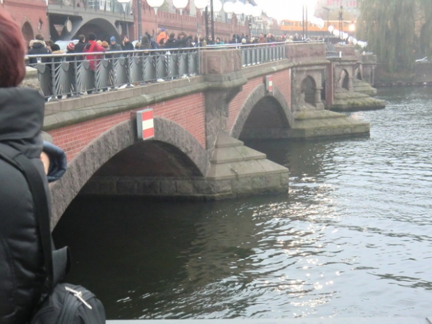 Oberbaumbrücke , am 25. Jahrestages des Falls der Berliner Mauer