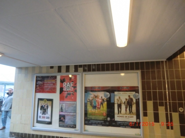 EÜ Strecke U 5 stadteinwärts / Zu- und Durchgang Bf. Elsterwerdaer Platz