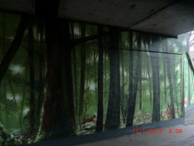 EÜ Strecke BAR - Karlshorst / Fußweg und EU Parkeisenbahn FEZ Wuhlheide