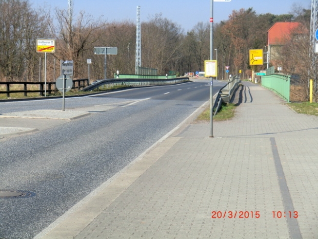 L 40 Chausseestraßenbrücke / EU Strecke BAR im Südabschnitt