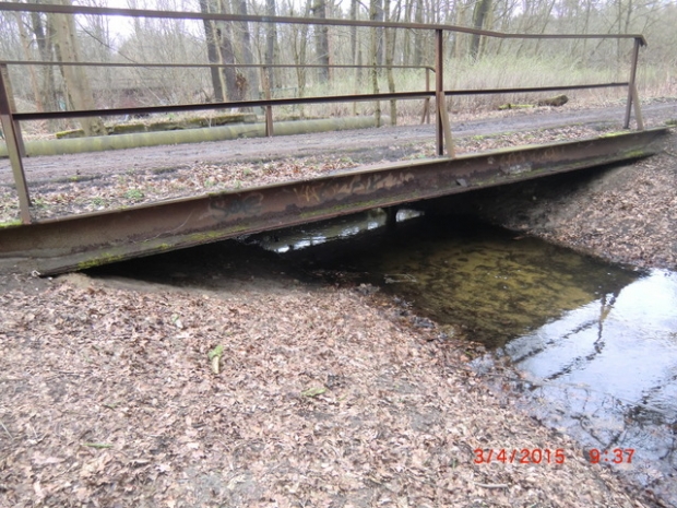 Wartungsfahrwegbrücke im Forst / Fredersdorfer Mühlenfließ