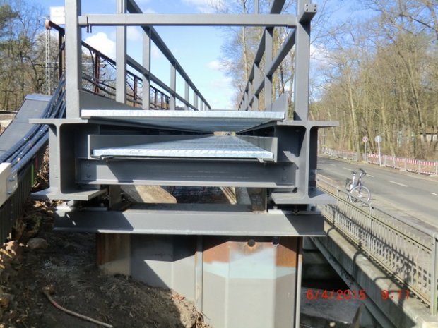 Kabelbrücke / Fredersdorfer Mühlenfließ