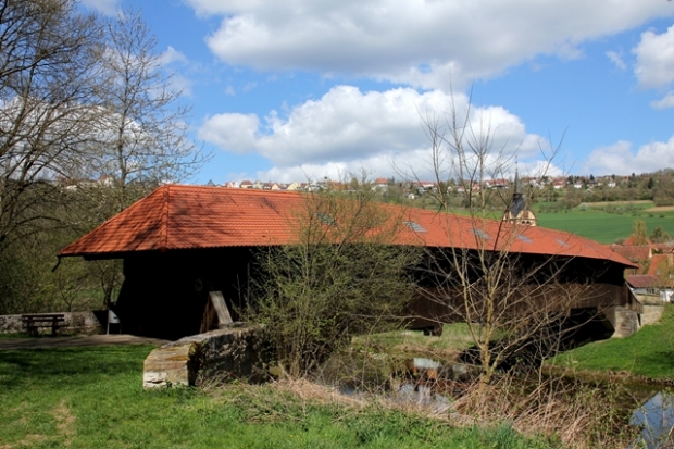 Jagstbrücke Langenburg-Bächlingen ( Archenbrücke )