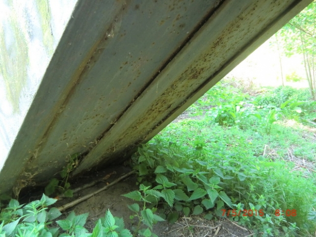 ehemalige Fußwegbrücke Brückenstraße über das Fredersdorfer Mühlenfließ