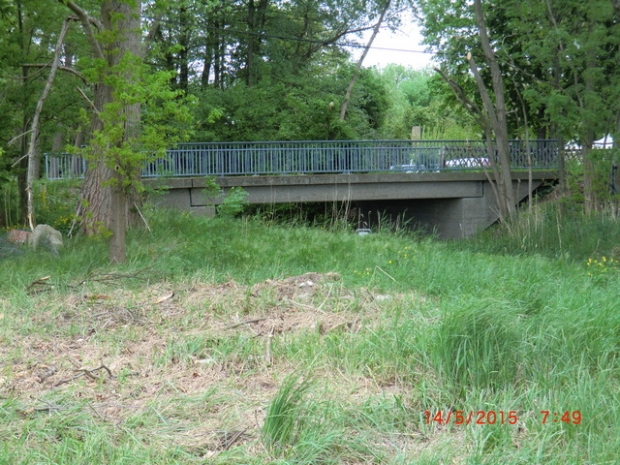 Gröbener Dorfstraßenbrücke / Saugraben
