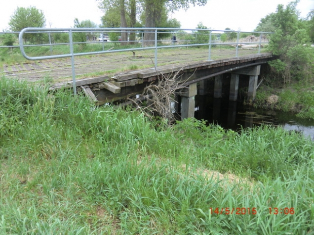 Plattenwegbrücke / Nuthegraben