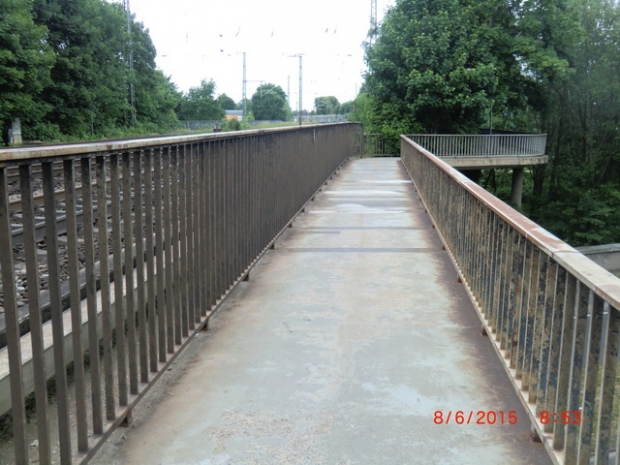 EÜ Strecke Lüneburg - Hamburg und 1 Fußweg / B 209 Bockelmannstraße