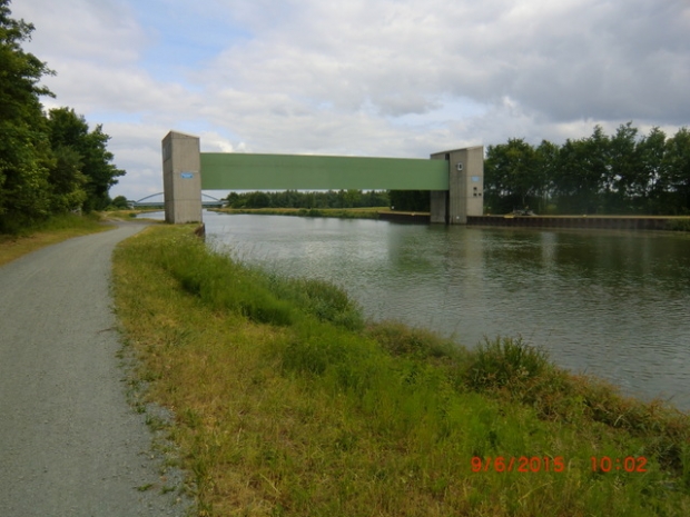 Wartungswegbrücke am Sicherheitstor / Elbe-Seitenkanal