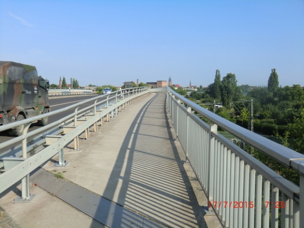 Tangermünder Straßenbrücke / EU Strecke Berlin - Stendal