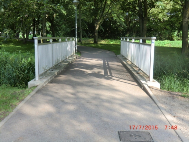 Fußwegbrücke / Uchte