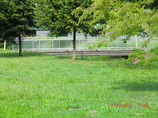 Fußwegbrücke südlich der Karl Hagenbeckstraße / Uchte
