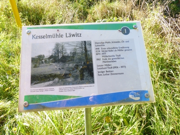 K 314 Kreisstraßenbrücke Läwitz bei der Kesselmühle / Weida