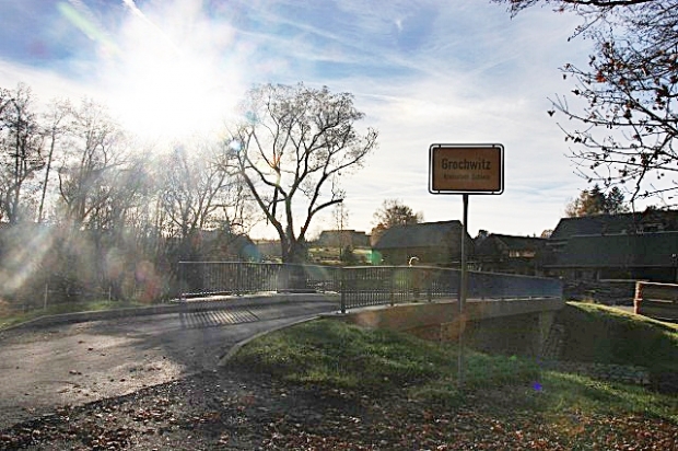 Straßenbrücke beim Sägewerk / Wisenta